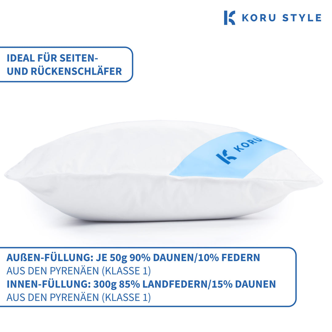 3-Kammer-Kopfkissen | Koru Style 3-Kammer-Kopfkissen | Koru Kids