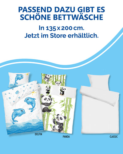 Bettdecke 135x200 cm – mit 95° waschbar – für Allergiker I Koru Style
