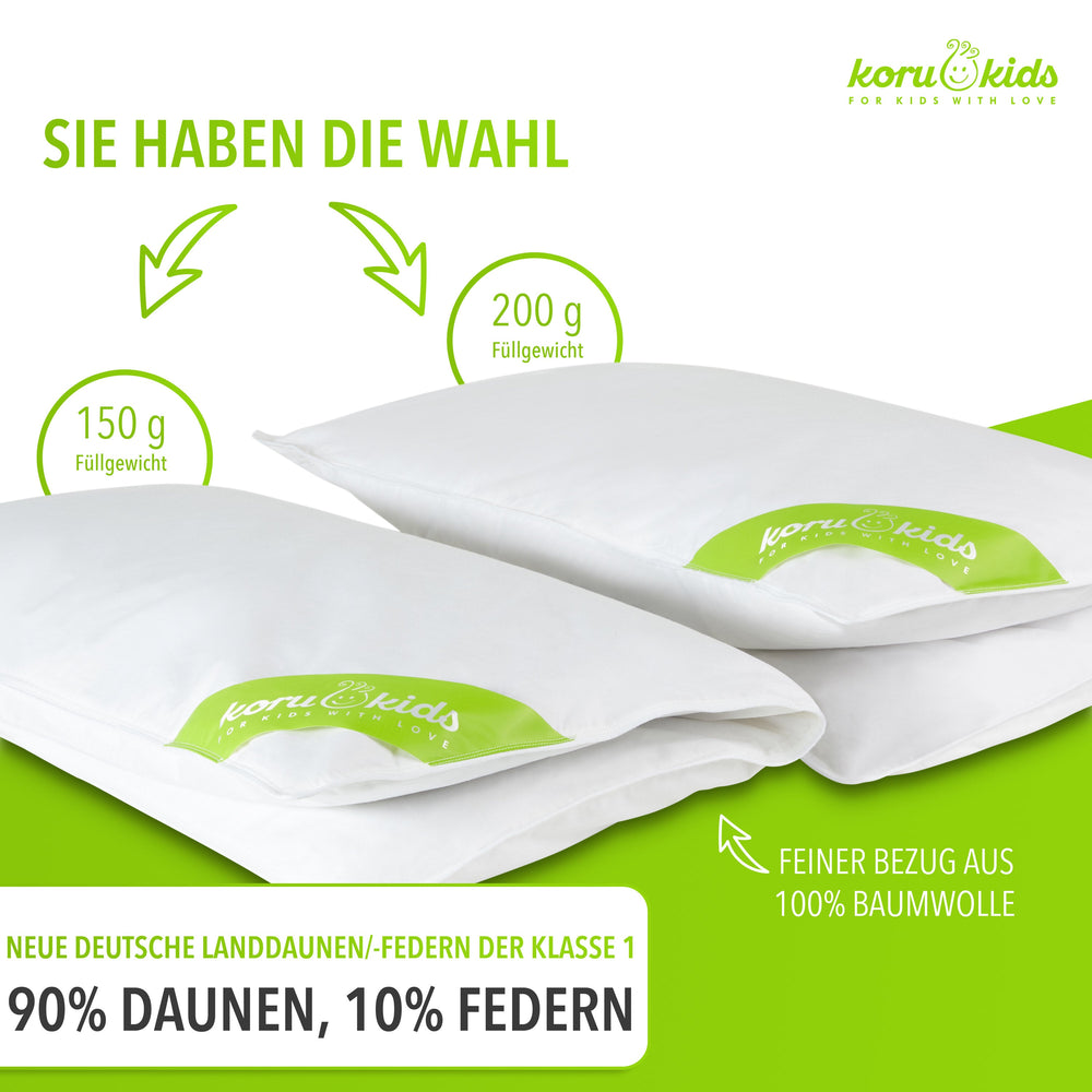 Koru Kids Baby-Oberbett | Baby-Daunendecke | Koru Kids