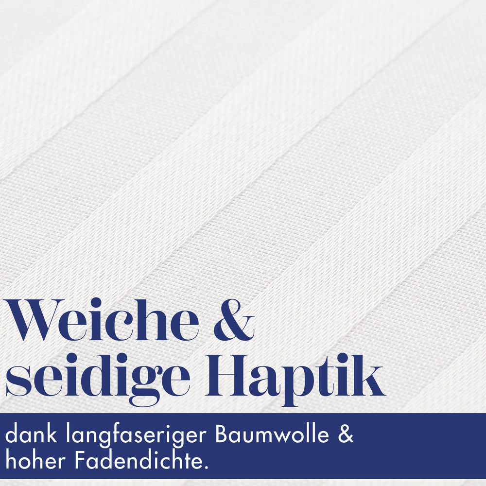 Bettwäsche Classic Stripes | Mako Satin (Baumwolle) | Koru Kids