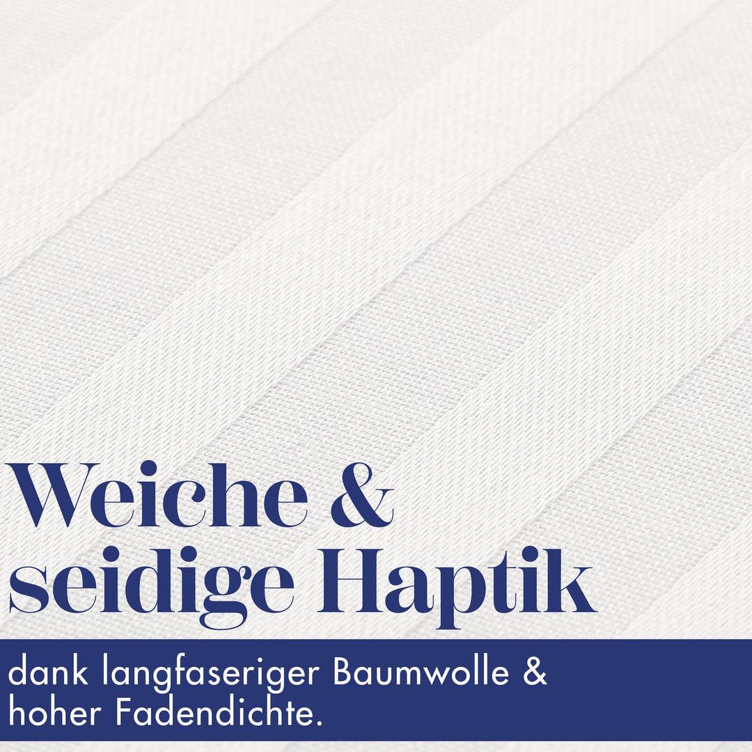 Bettwäsche Classic Stripes | Mako Satin (Baumwolle) | Koru Kids