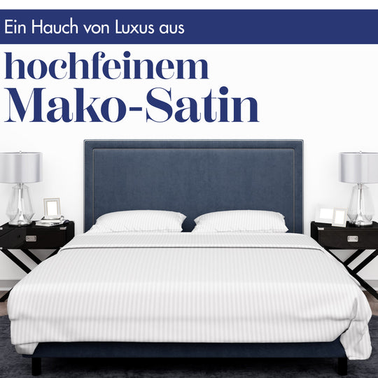 Bettwäsche Classic Stripes | Mako Satin (Baumwolle) | Koru Kids