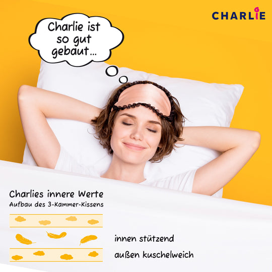 3 Kammer Kopfkissen | Charlie Kopfkissen | Koru Kids