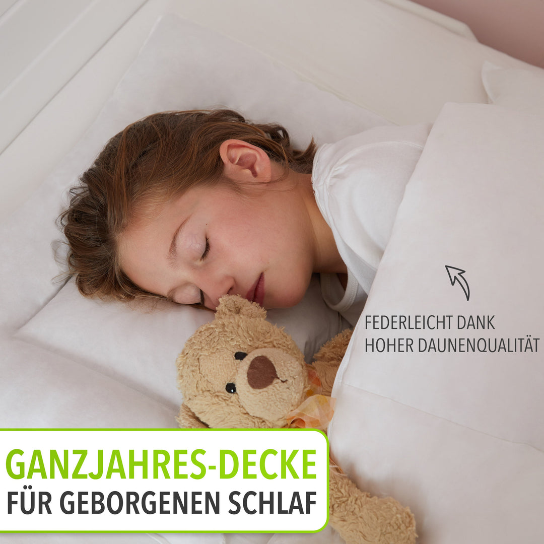 Koru Kids Ganzjahres Daunendecke | 100% kanadische Daunen | Koru Kids