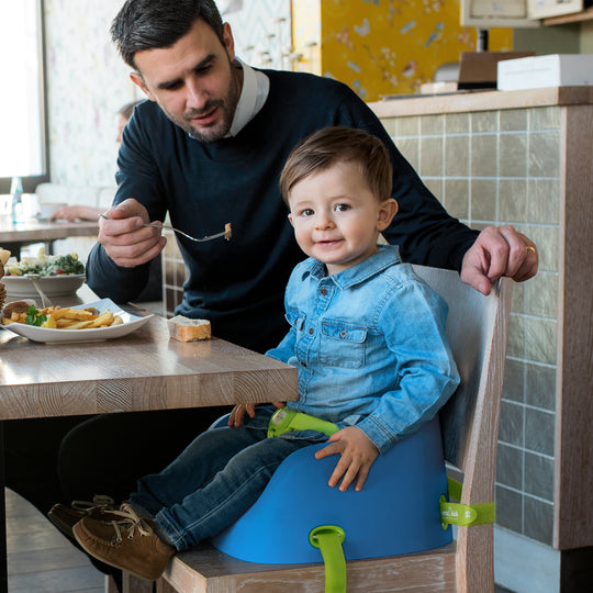 Junior Booster Grau | Kinder Sitzerhöhung Für Den Stuhl | Koru Kids