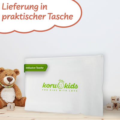 Kinderbettwäsche Premium Fuchs | Gesticktes Motiv | Koru Kids