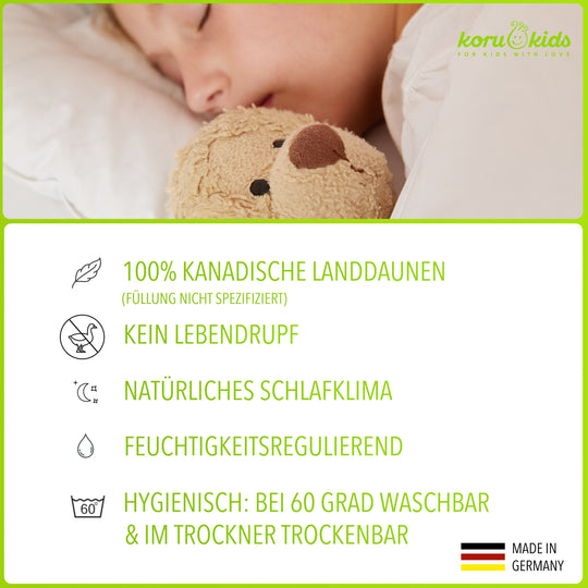 Kinderwagen Decke | 100% Daunen Babydecke | Koru Kids