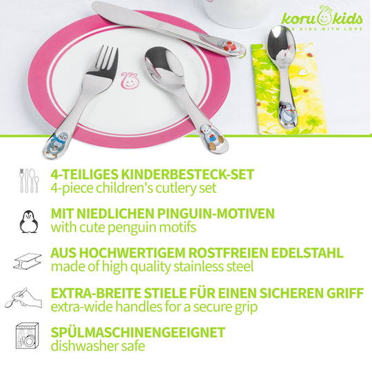 Koru Kids Kinderbesteck | Edelstahl Kinderbesteck | Koru Kids