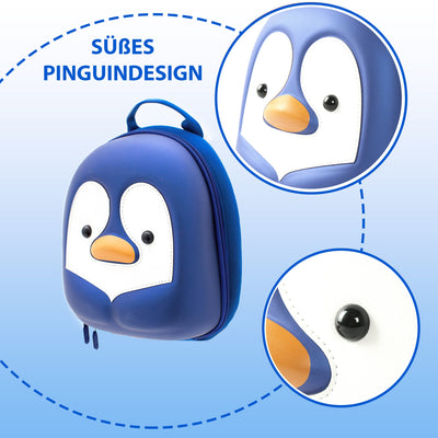 Pinguin Kinderrucksack Blau | Blau Kinderrucksack | Koru Kids