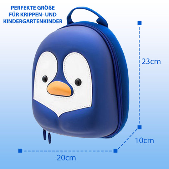 Pinguin Kinderrucksack Blau | Blau Kinderrucksack | Koru Kids