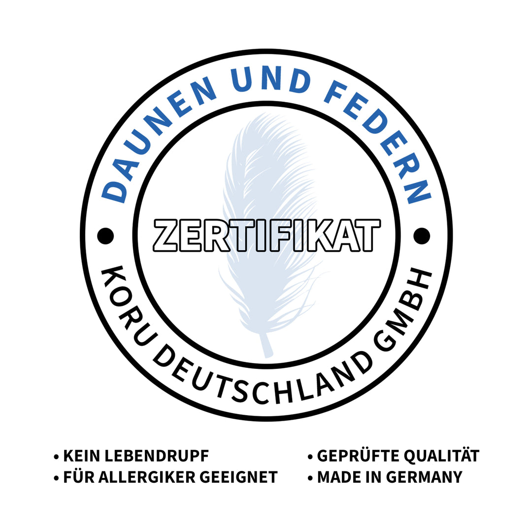 Premium Winterdecke - 100% Daunen - Daunendecke I Koru Style - Koru Deutschland GmbH