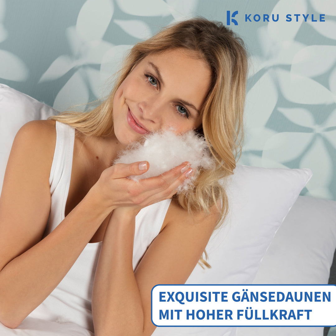 Royal all-season duvet - 90% goose down/10% goose feathers - down duvet I Koru Style