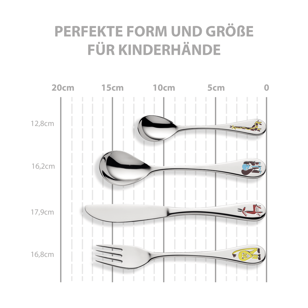 Koru Kids Safari Kinderbesteck | Teilig Besteck Set | Koru Kids