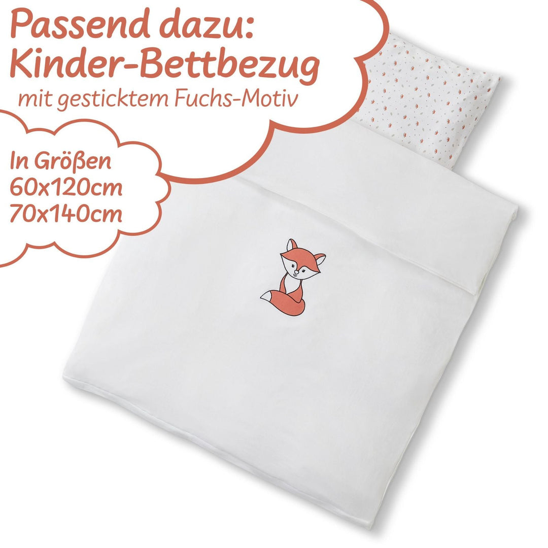 Spannbettlaken Premium Fuchs | 100% Jersey Baumwolle | Koru Kids