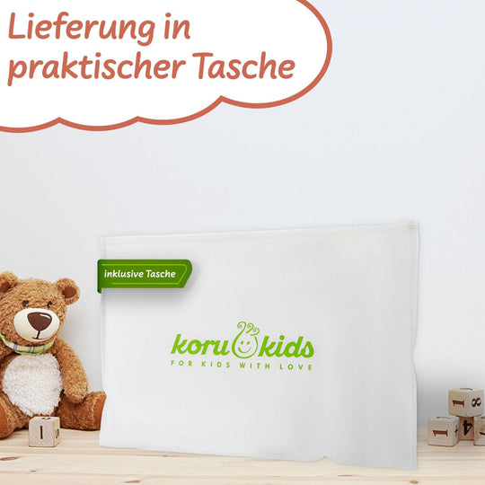 Spannbettlaken Premium Fuchs | 100% Jersey Baumwolle | Koru Kids