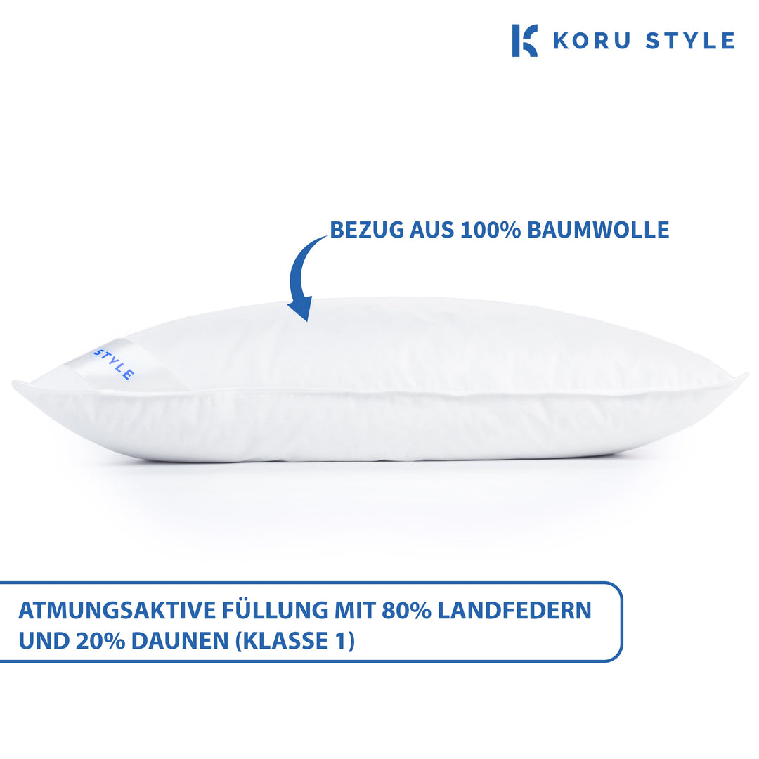 Koru Style Superior Daunenkissen | Premium Daunenkissen | Koru Kids