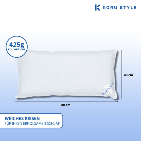 Premium Superior Daunenkissen | Koru Style Kissen Daunen | Koru Kids