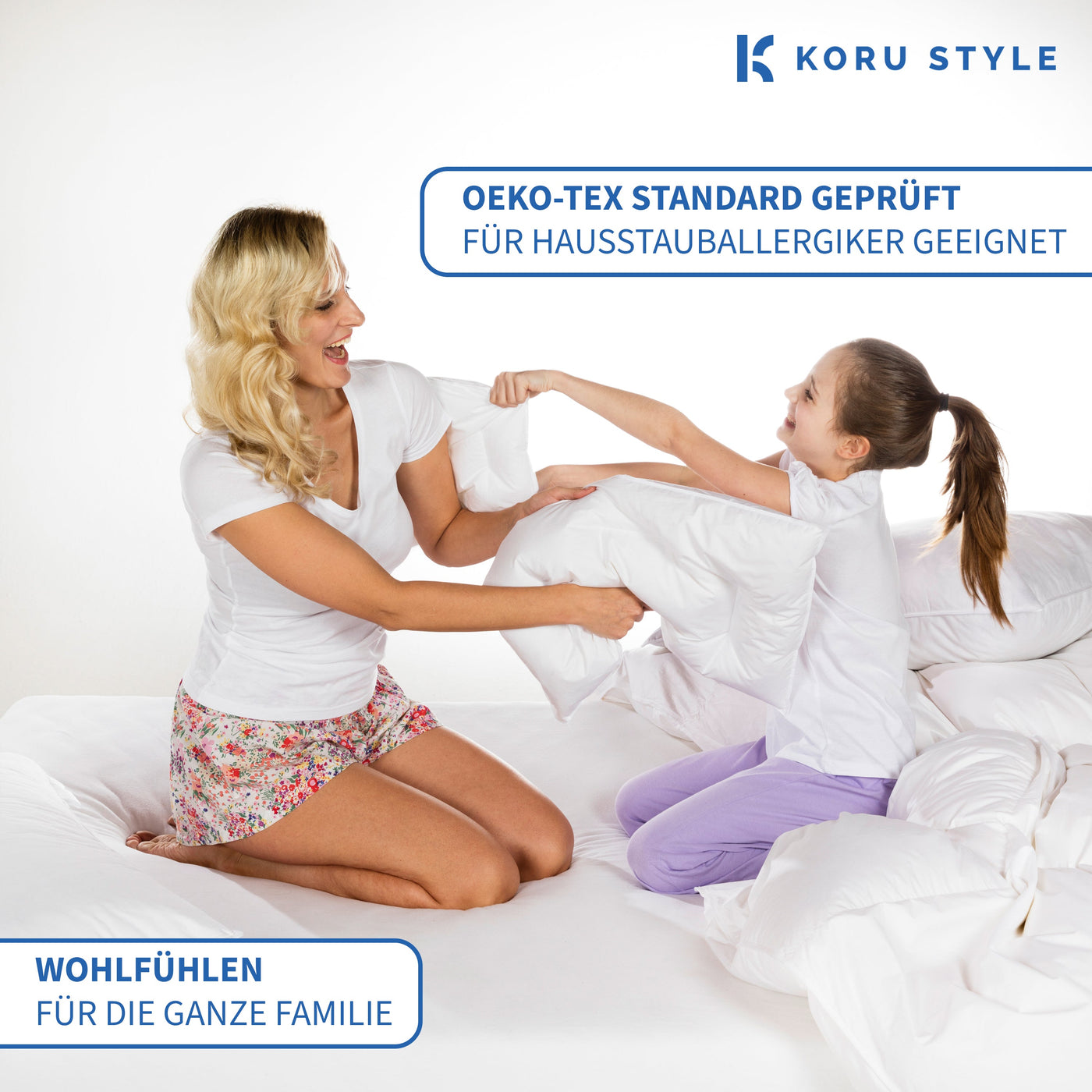 Premium Superior Daunenkissen | Koru Style Kissen Daunen | Koru Kids