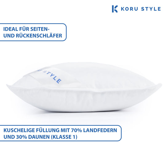 Premium Superior Daunenkissen | Koru Style Kissen Daunen | Koru Kids