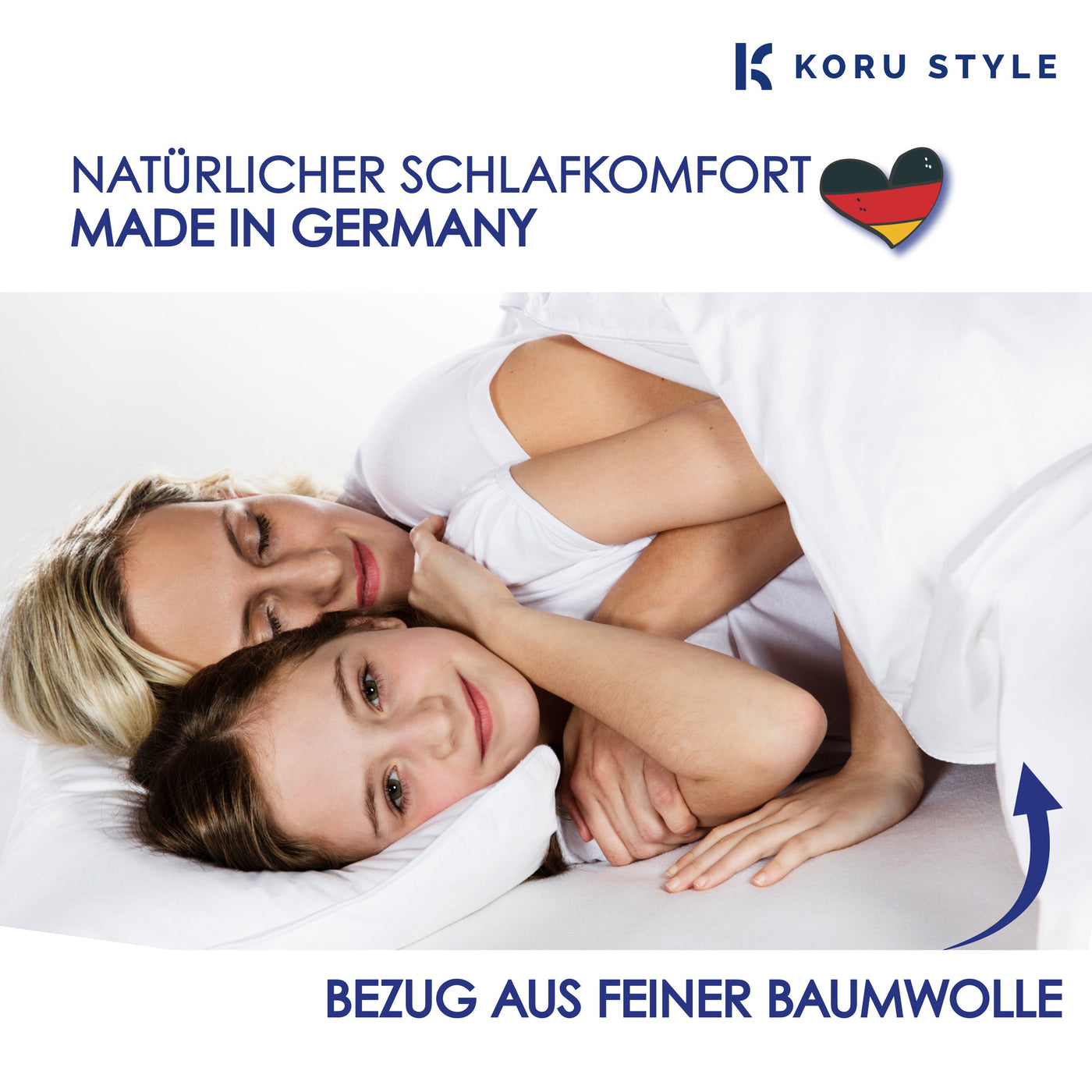 Superior Winterdecke - 90% Daunen/10% Federn - Daunendecke I Koru Style - Koru Deutschland GmbH